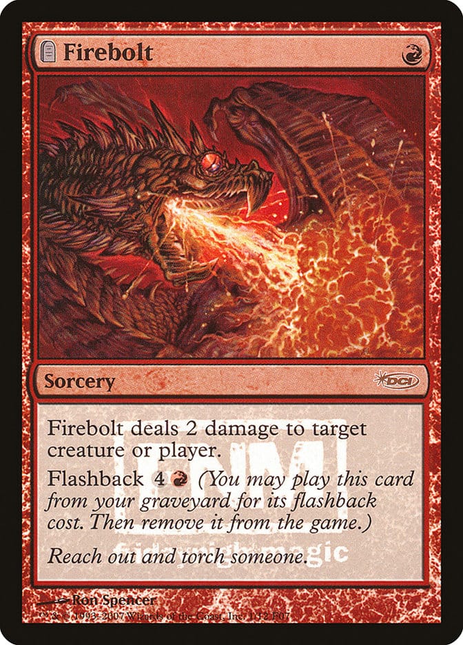 Firebolt [Friday Night Magic 2007] Magic: The Gathering