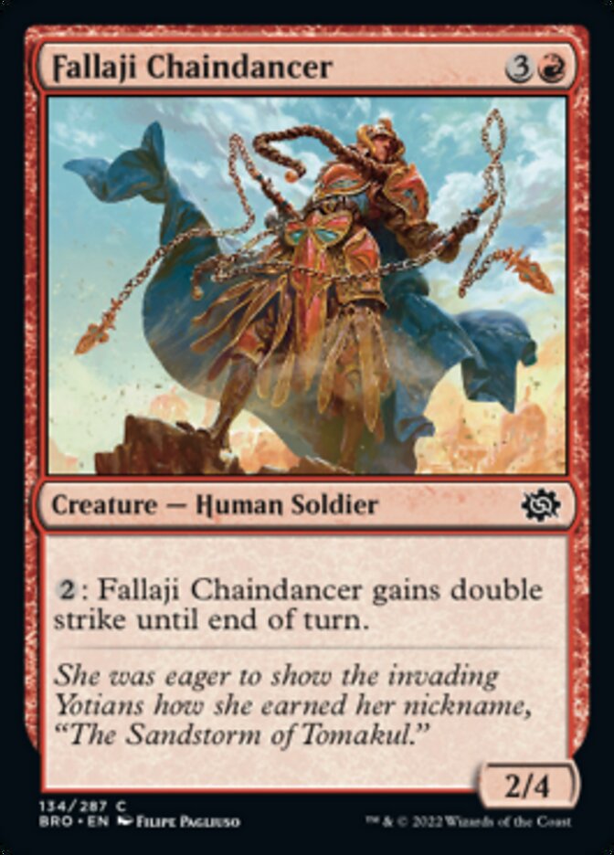 Fallaji Chaindancer [The Brothers' War] Magic: The Gathering