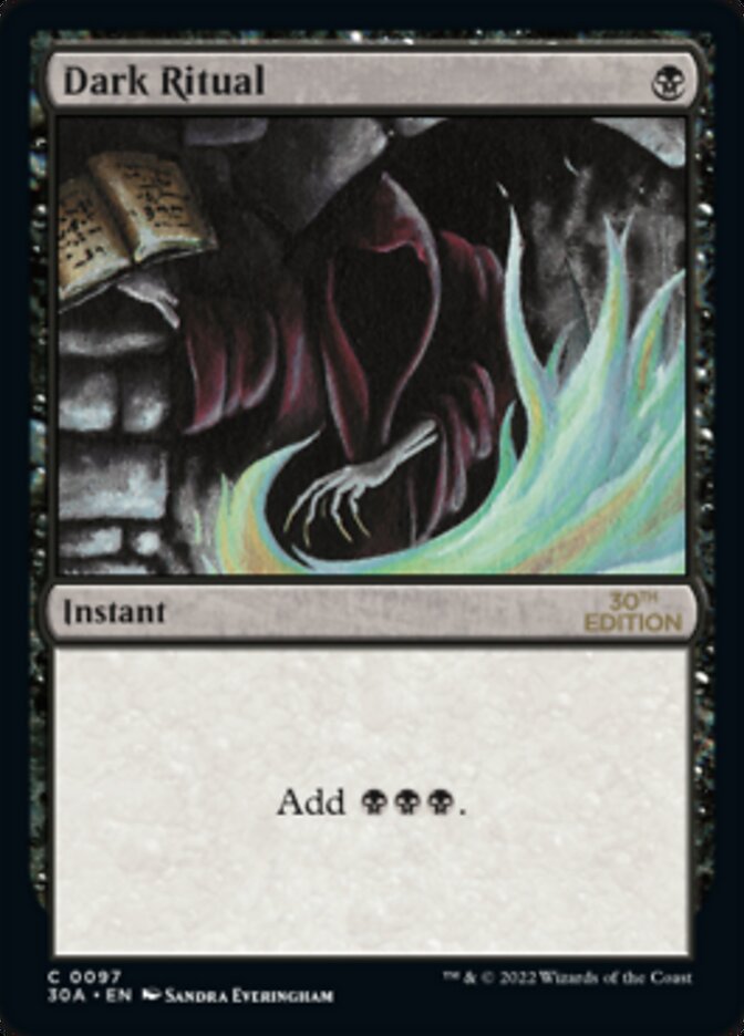 Dark Ritual [30th Anniversary Edition] Magic: The Gathering