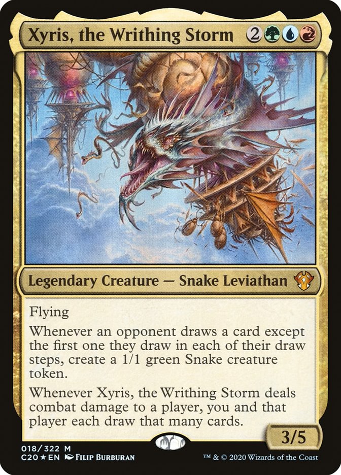 Xyris, the Writhing Storm [Commander 2020] Magic: The Gathering
