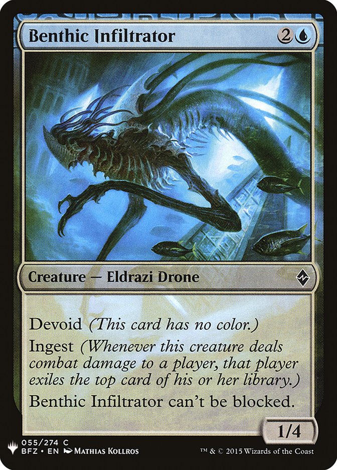 Benthic Infiltrator [Mystery Booster] Magic: The Gathering