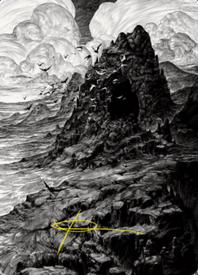 Mountain Art Card [Innistrad: Crimson Vow Art Series] Magic: The Gathering