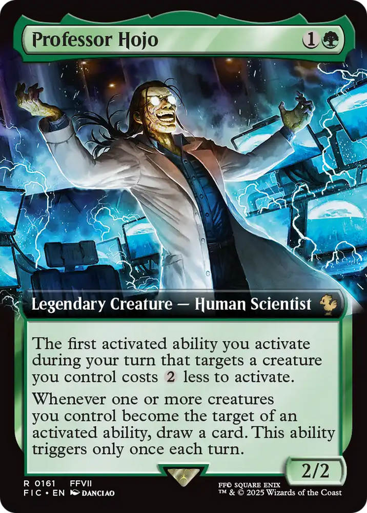 Professor Hojo (Extended Art) [FINAL FANTASY Commander] Magic: The Gathering