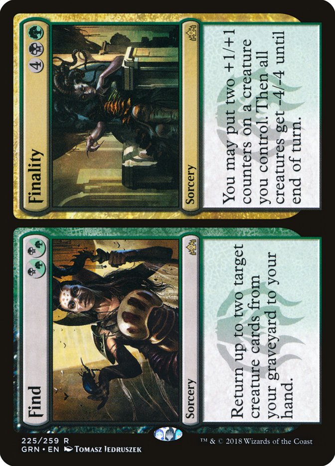 Find // Finality [Guilds of Ravnica] Magic: The Gathering