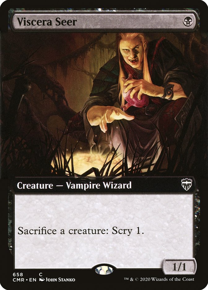 Viscera Seer (Extended Art) [Commander Legends] Magic: The Gathering