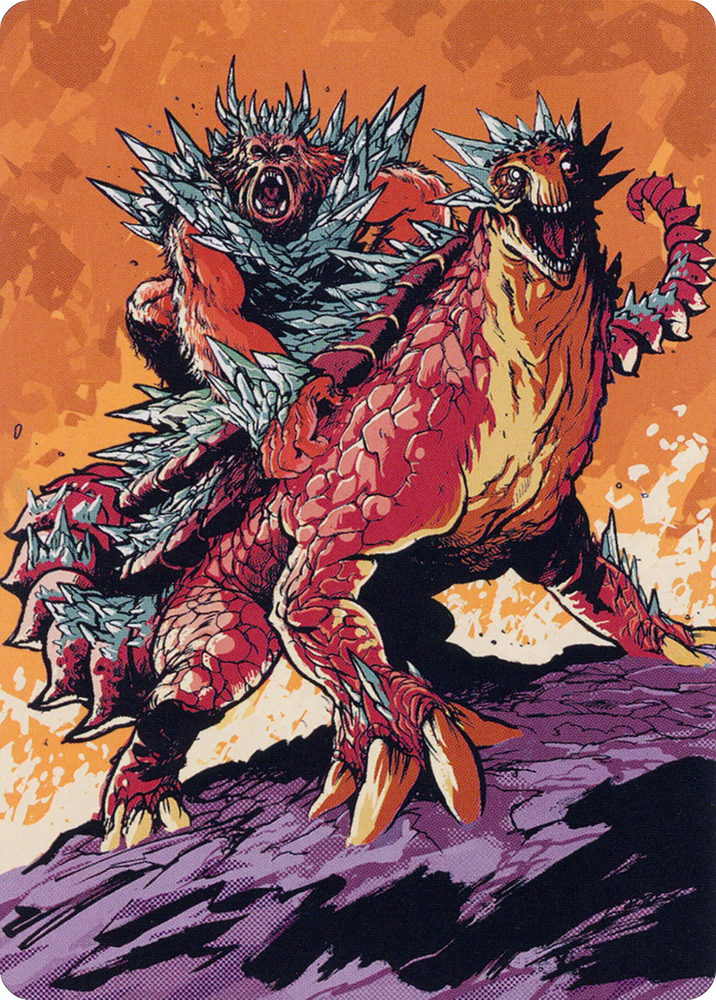 Kogla and Yidaro Art Card [March of the Machine Art Series] Magic: The Gathering