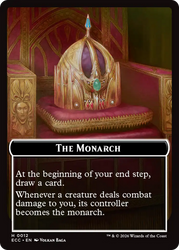 Saproling // The Monarch Double-Sided Token [Lorwyn Eclipsed Tokens] Magic: The Gathering