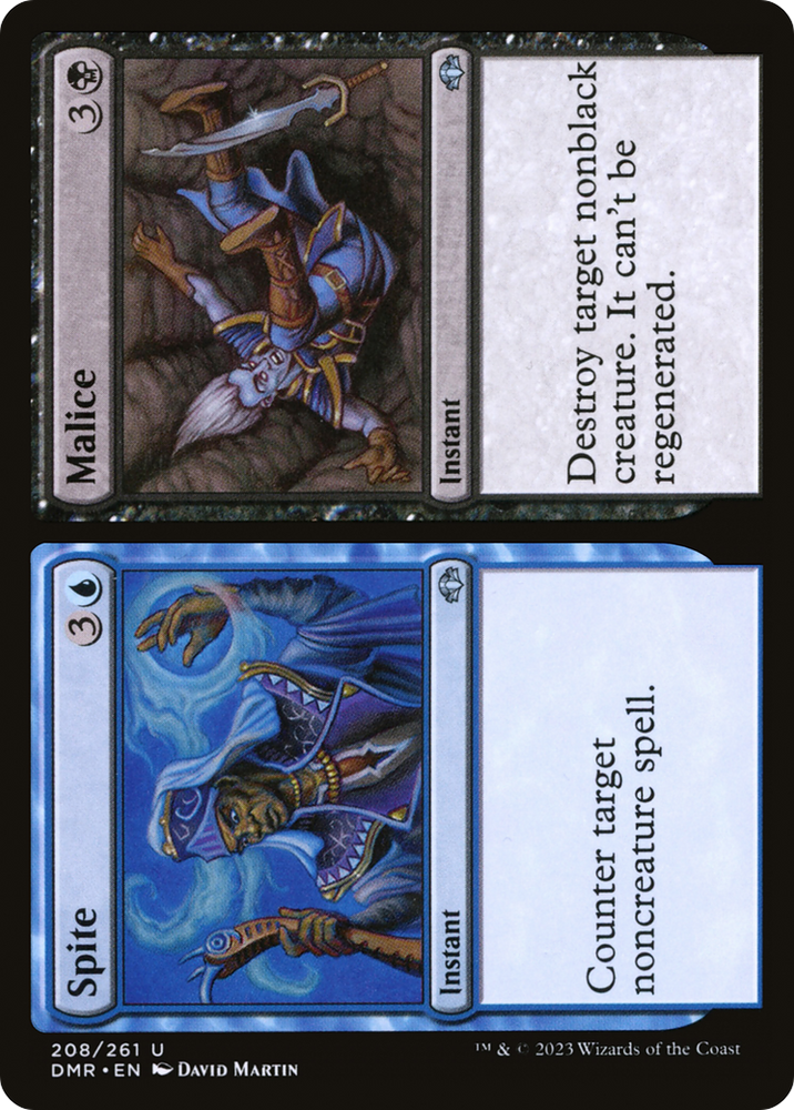 Spite // Malice [Dominaria Remastered] Magic: The Gathering