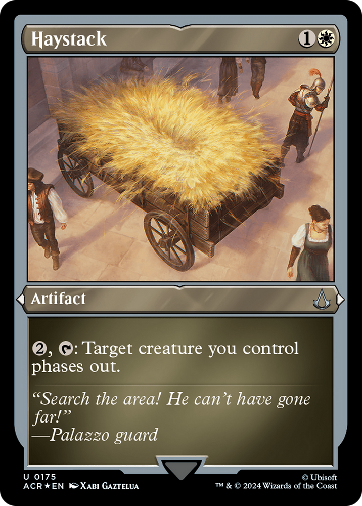 Haystack (Foil Etched) [Assassin's Creed] Magic: The Gathering