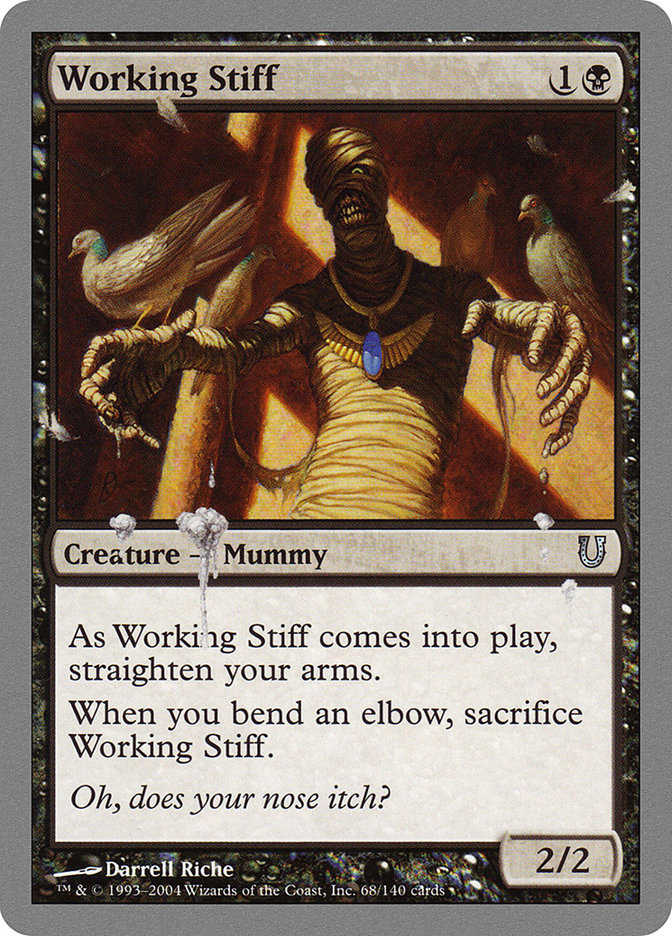 Working Stiff [Unhinged] Magic: The Gathering