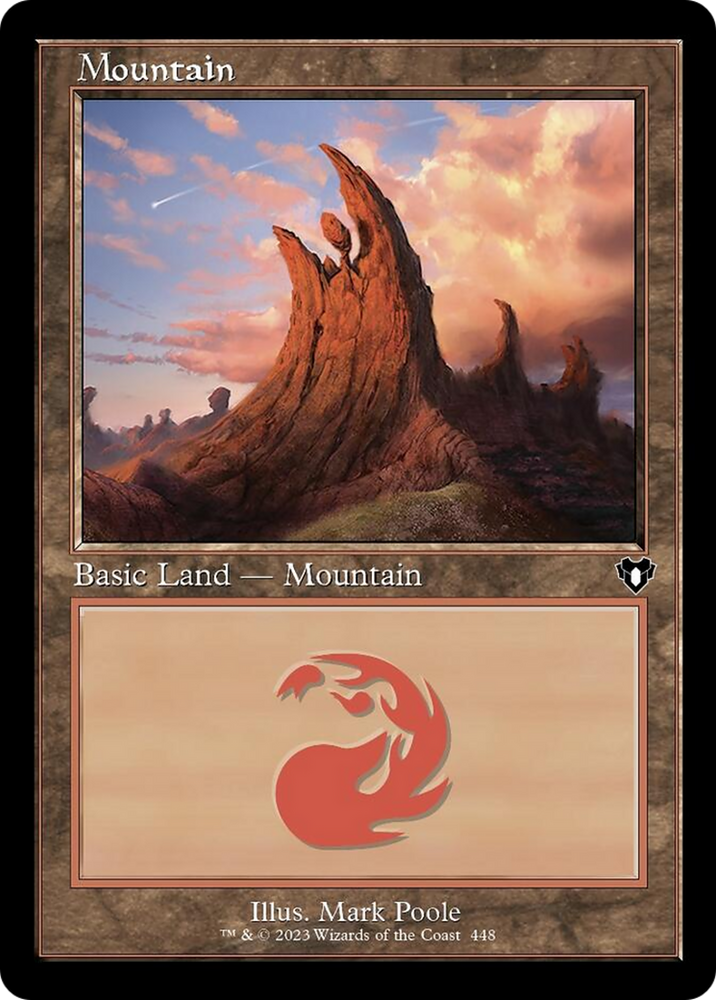 Mountain (448) (Retro) [Commander Masters] Magic: The Gathering