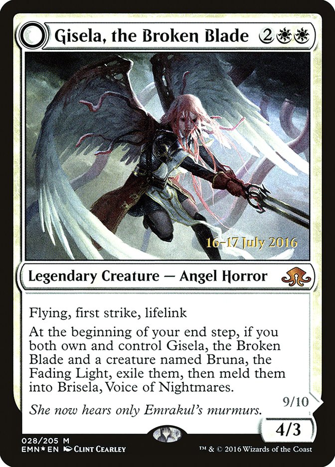 Gisela, the Broken Blade [Eldritch Moon Prerelease Promos] Magic: The Gathering