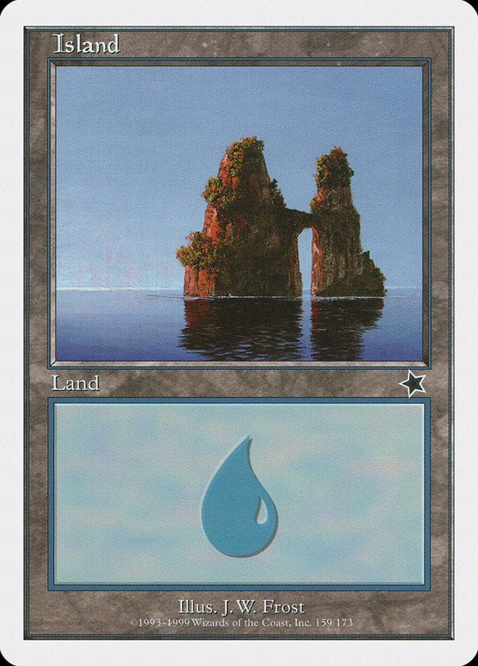 Island (159) [Starter 1999] Magic: The Gathering
