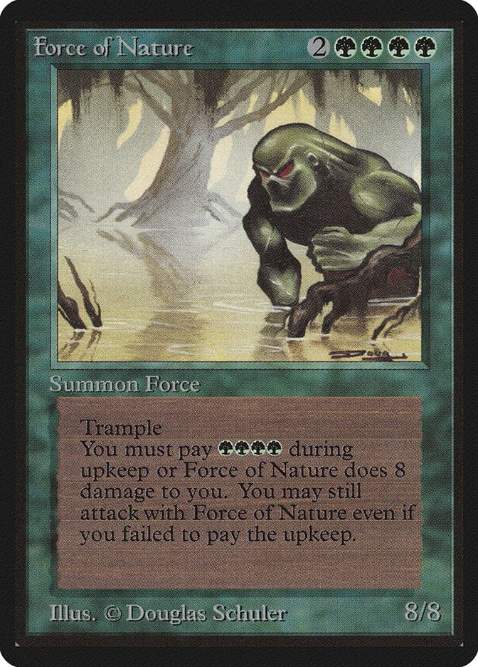 Force of Nature [Beta Edition] Magic: The Gathering