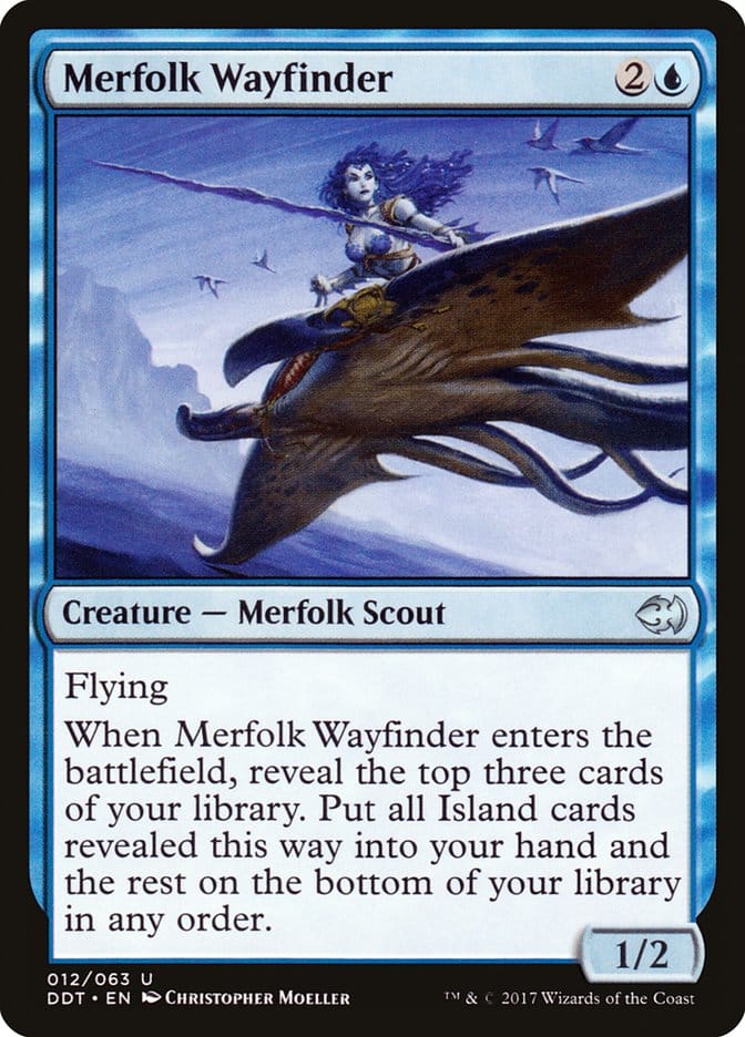 Merfolk Wayfinder [Duel Decks: Merfolk vs. Goblins] Magic: The Gathering