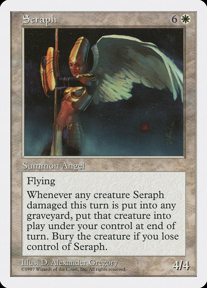 Seraph [Fifth Edition] Magic: The Gathering