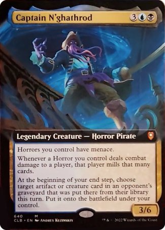 Captain N'ghathrod (Extended Art) [Commander Legends: Battle for Baldur's Gate] Magic: The Gathering
