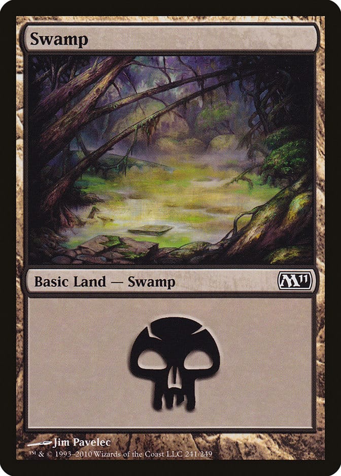 Swamp (241) [Magic 2011] Magic: The Gathering