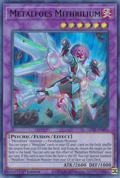 Metalfoes Mithrilium [GFTP-EN095] Ultra Rare - Yugioh Cards For Your TCG Needs!