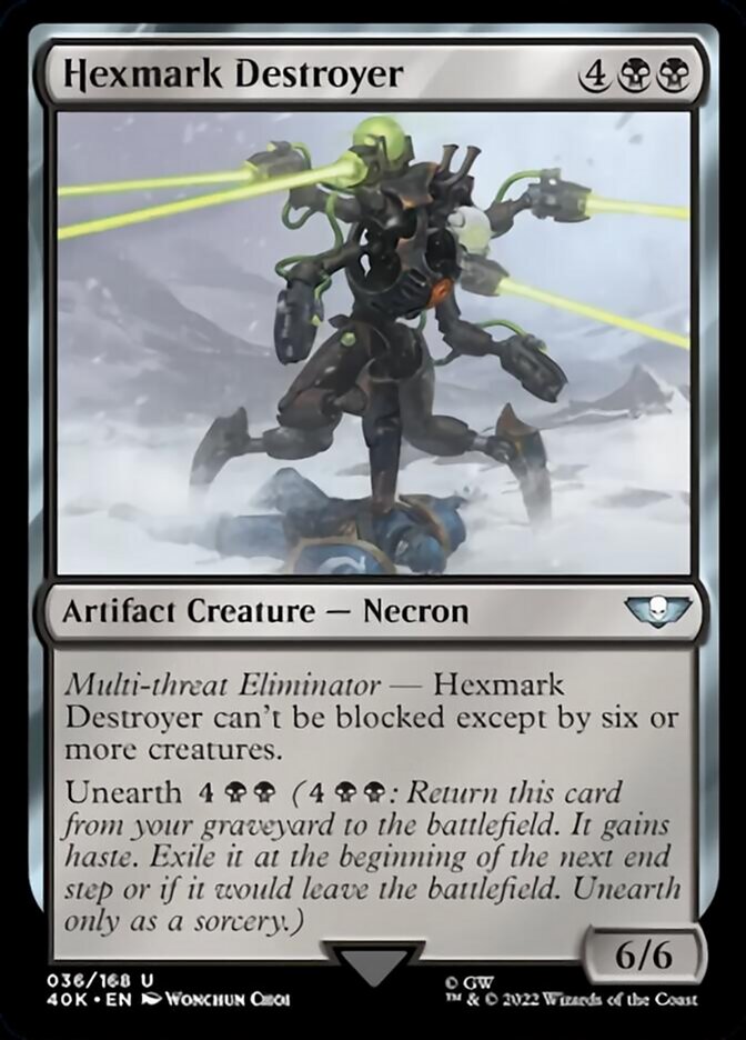Hexmark Destroyer (Surge Foil) [Warhammer 40,000] Magic: The Gathering