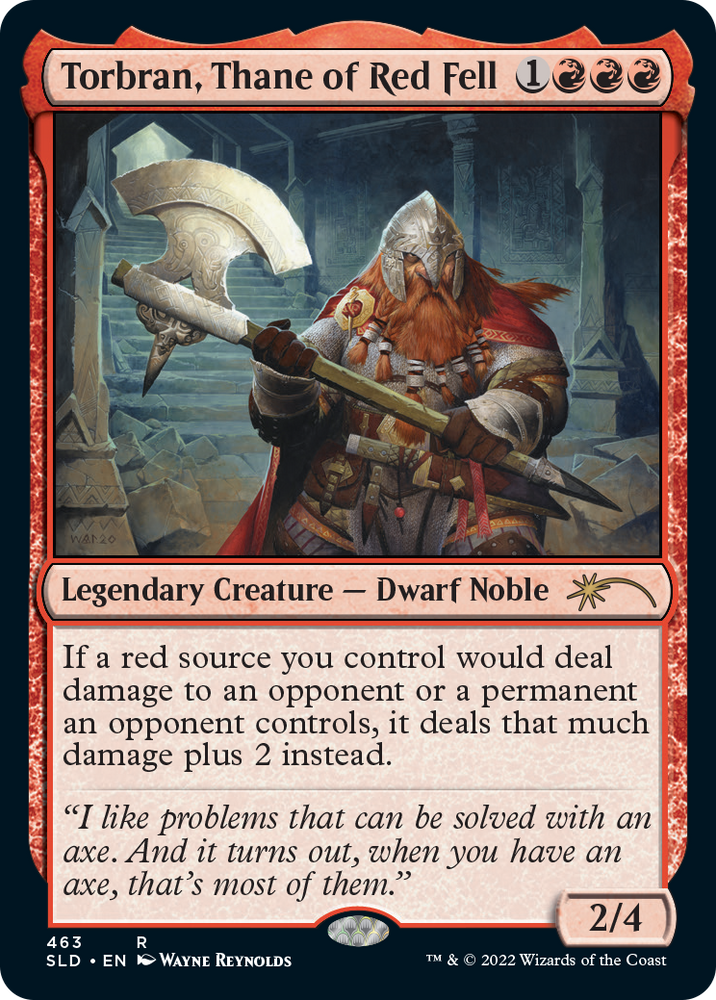 Torbran, Thane of Red Fell [Secret Lair Drop Series] Magic: The Gathering