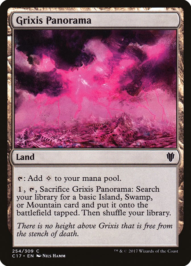 Grixis Panorama [Commander 2017] Magic: The Gathering
