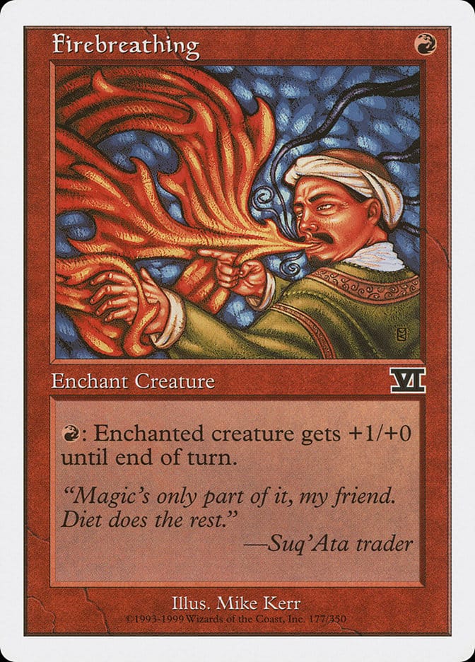 Firebreathing [Classic Sixth Edition] Magic: The Gathering