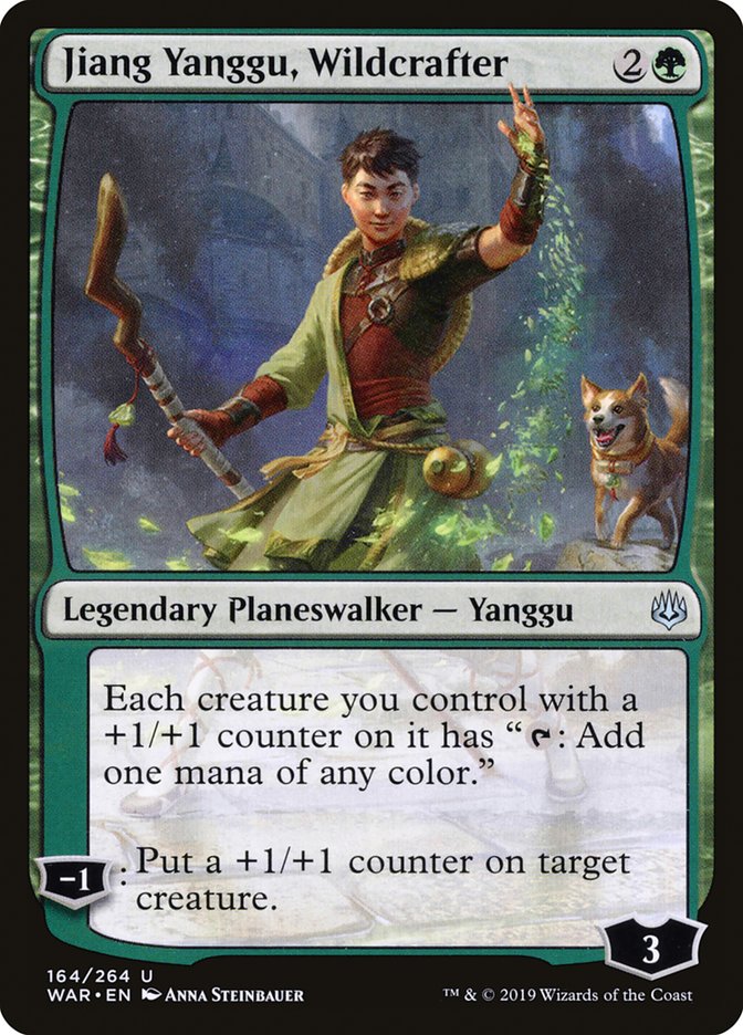 Jiang Yanggu, Wildcrafter [War of the Spark] Magic: The Gathering