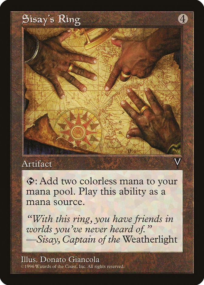 Sisay's Ring [Visions] Magic: The Gathering