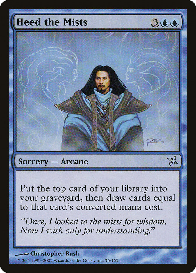 Heed the Mists [Betrayers of Kamigawa] Magic: The Gathering