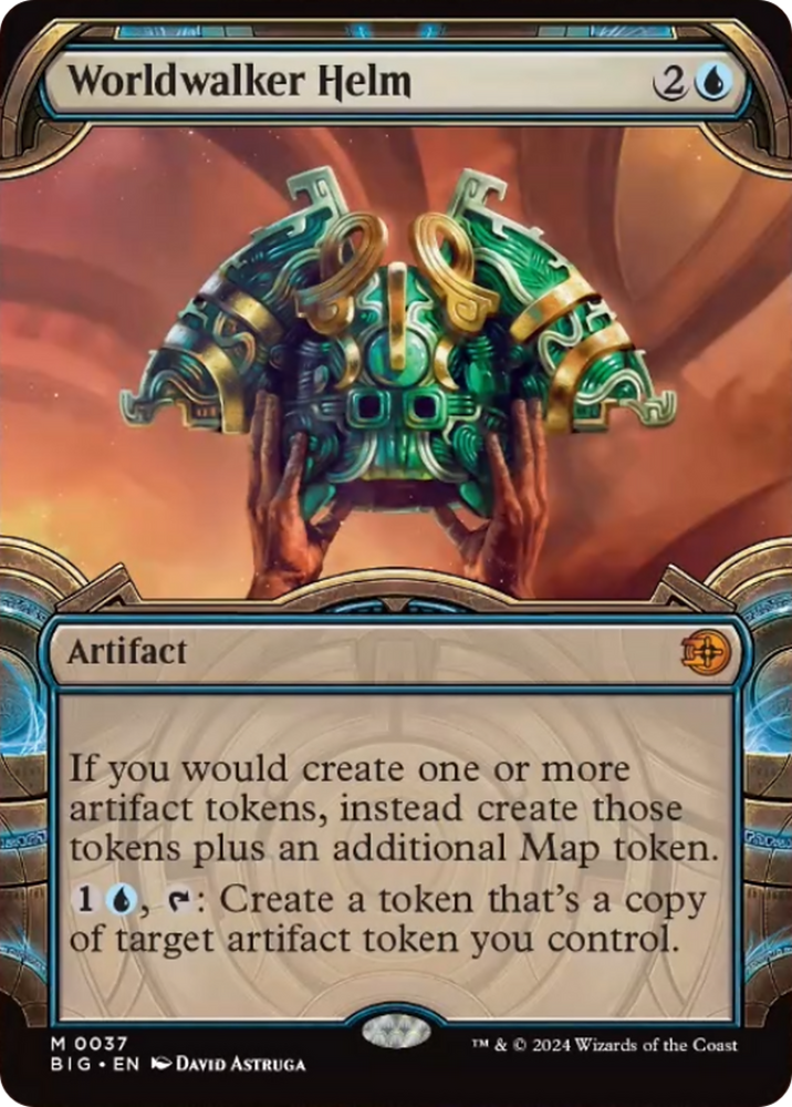 Worldwalker Helm (Showcase) [Outlaws of Thunder Junction: The Big Score] Magic: The Gathering