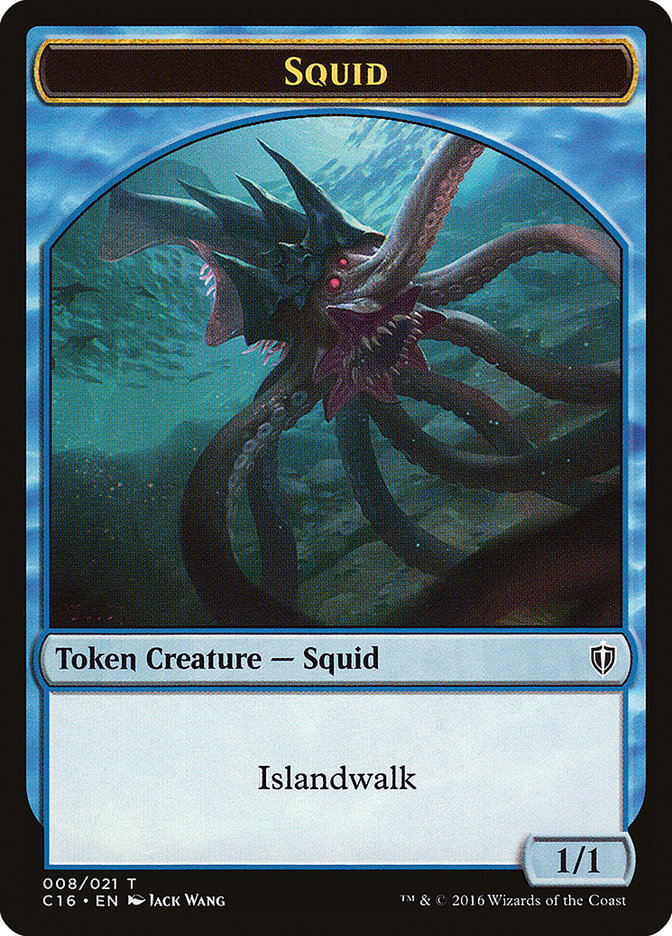 Soldier // Squid Double-Sided Token [Commander 2016 Tokens] Magic: The Gathering