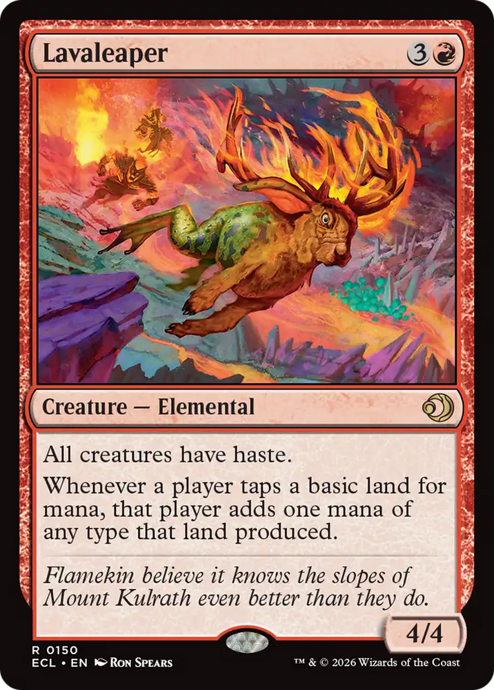 Lavaleaper [Lorwyn Eclipsed] Magic: The Gathering