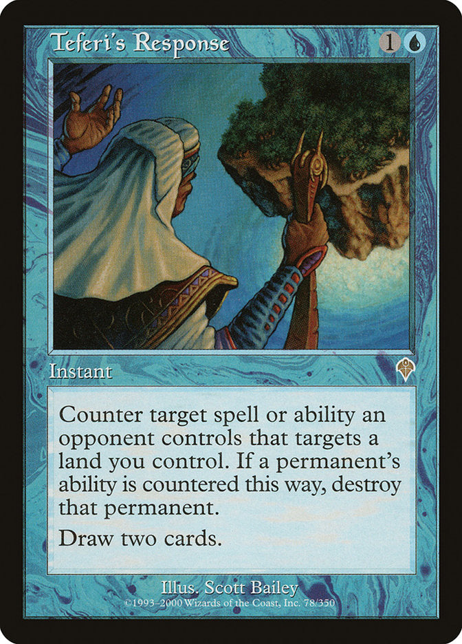Teferi's Response [Invasion] Magic: The Gathering