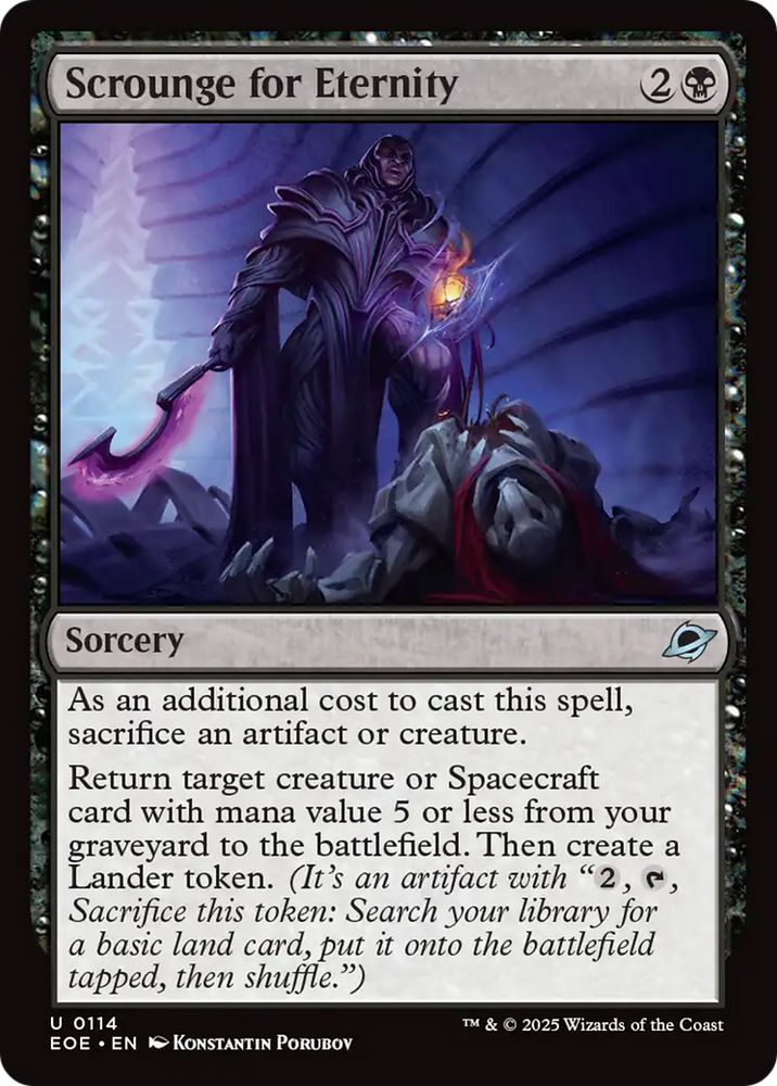 Scrounge for Eternity [Edge of Eternities] Magic: The Gathering