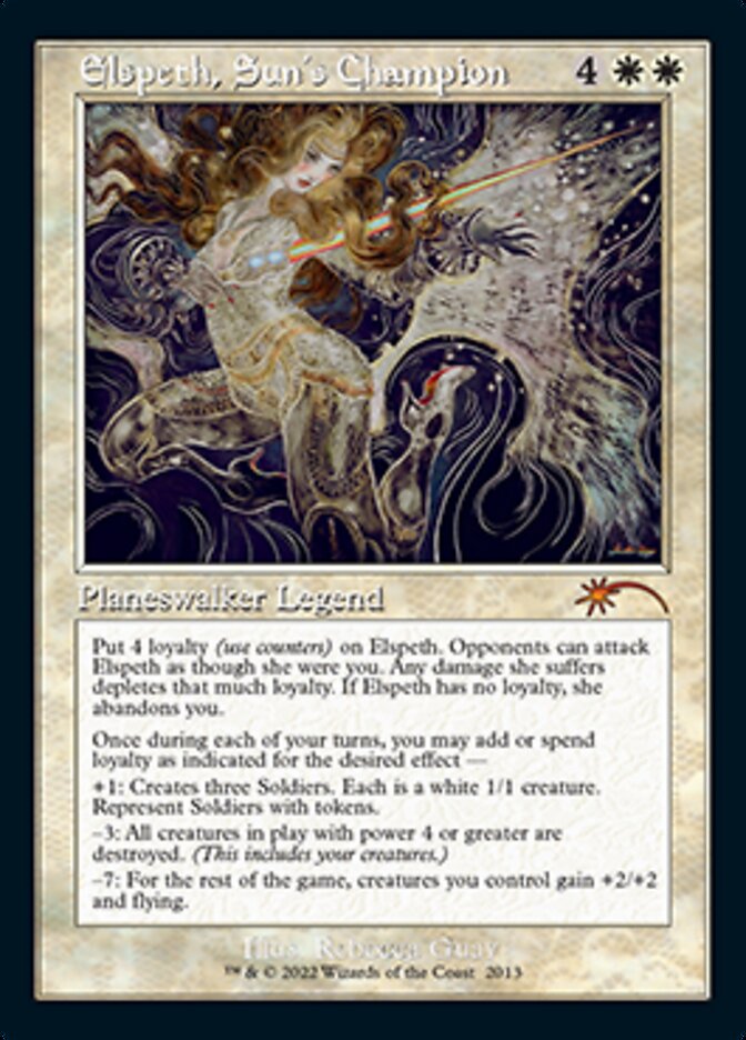 Elspeth, Sun's Champion (Retro) (2013) [Secret Lair Countdown Kit] Magic: The Gathering