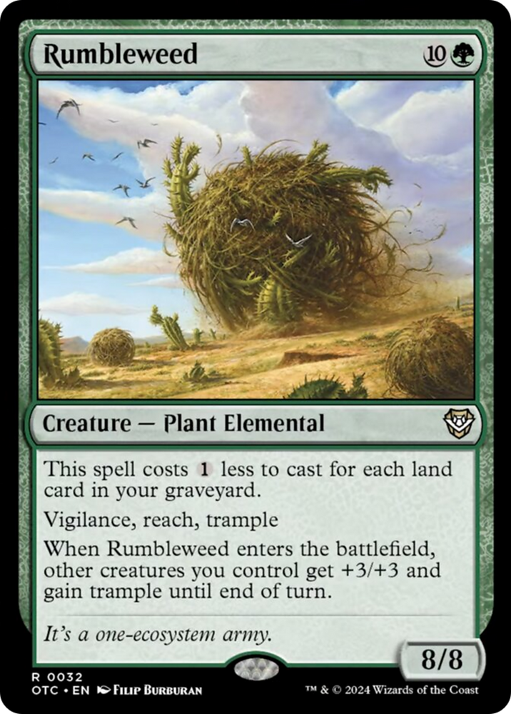 Rumbleweed [Outlaws of Thunder Junction Commander] Magic: The Gathering