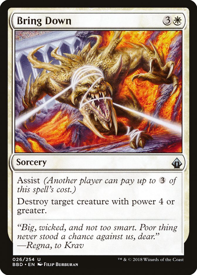 Bring Down [Battlebond] Magic: The Gathering