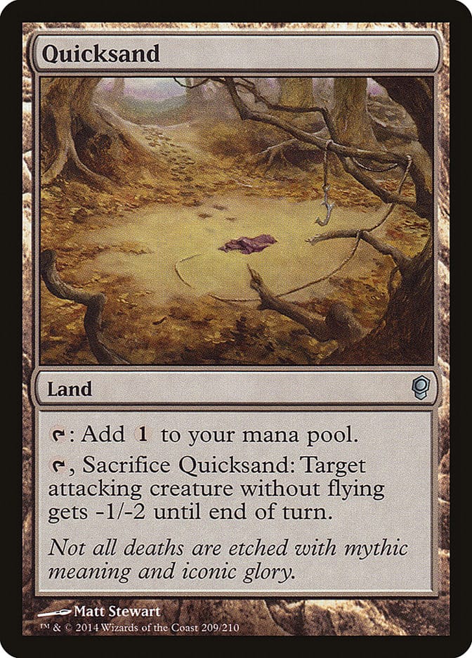 Quicksand [Conspiracy] Magic: The Gathering
