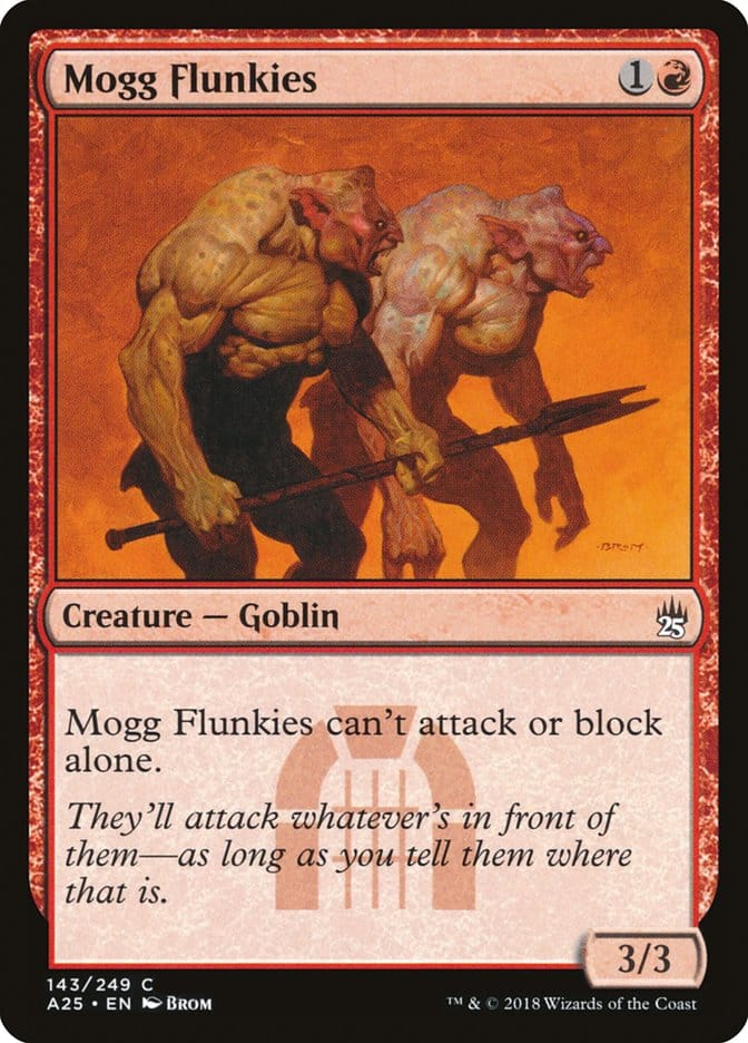 Mogg Flunkies [Masters 25] Magic: The Gathering