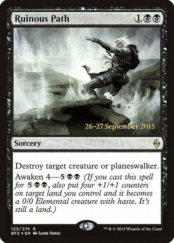 Ruinous Path [Battle for Zendikar Prerelease Promos] Magic: The Gathering