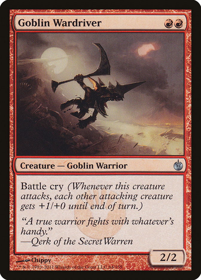 Goblin Wardriver [Mirrodin Besieged] Magic: The Gathering
