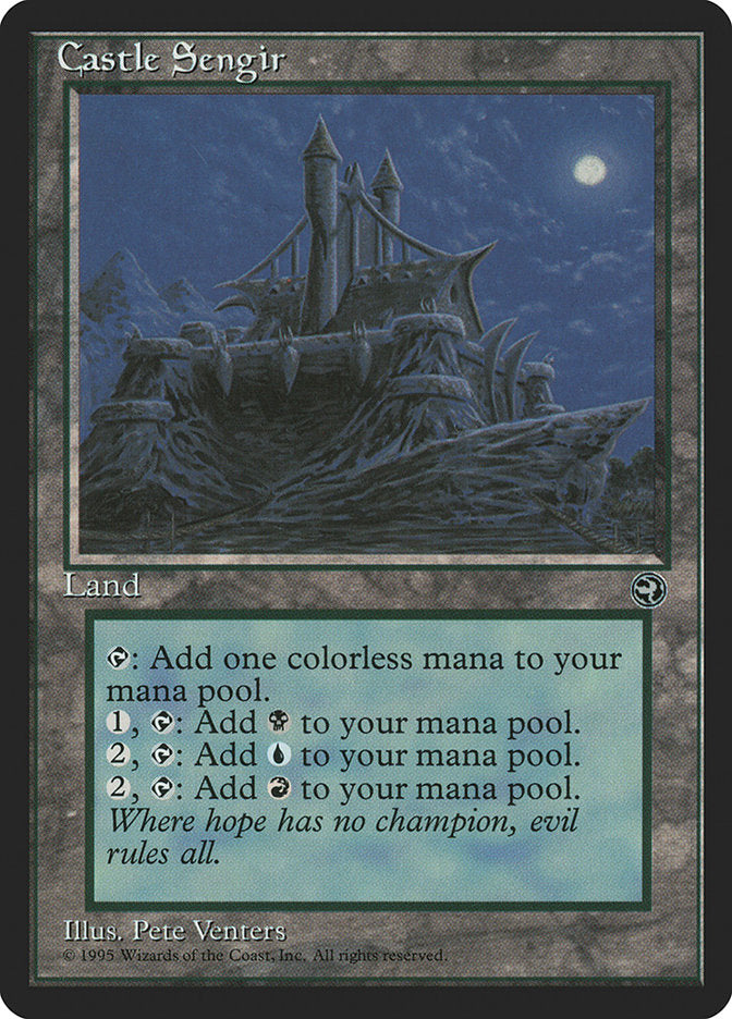 Castle Sengir [Homelands] Magic: The Gathering
