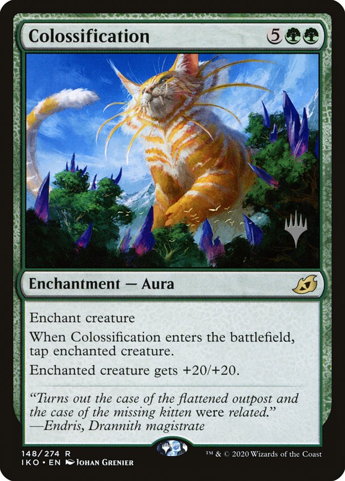 Colossification (Promo Pack) [Ikoria: Lair of Behemoths Promos] Magic: The Gathering