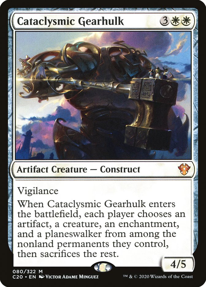 Cataclysmic Gearhulk [Commander 2020] Magic: The Gathering