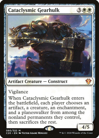 Cataclysmic Gearhulk [Commander 2020] Magic: The Gathering