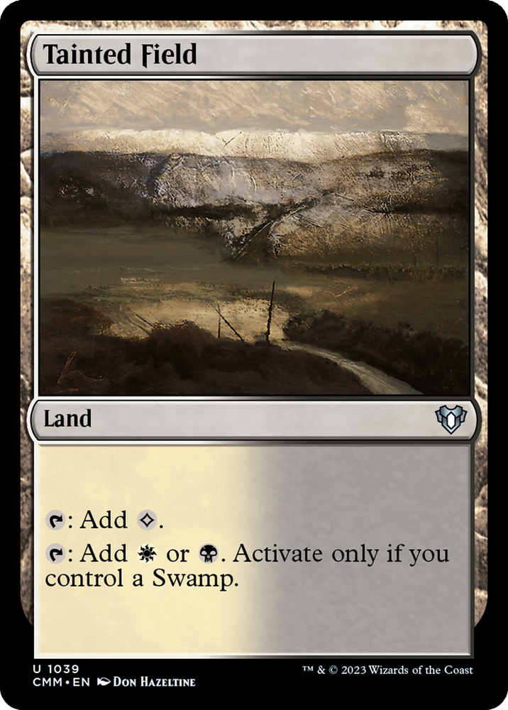Tainted Field [Commander Masters] Magic: The Gathering