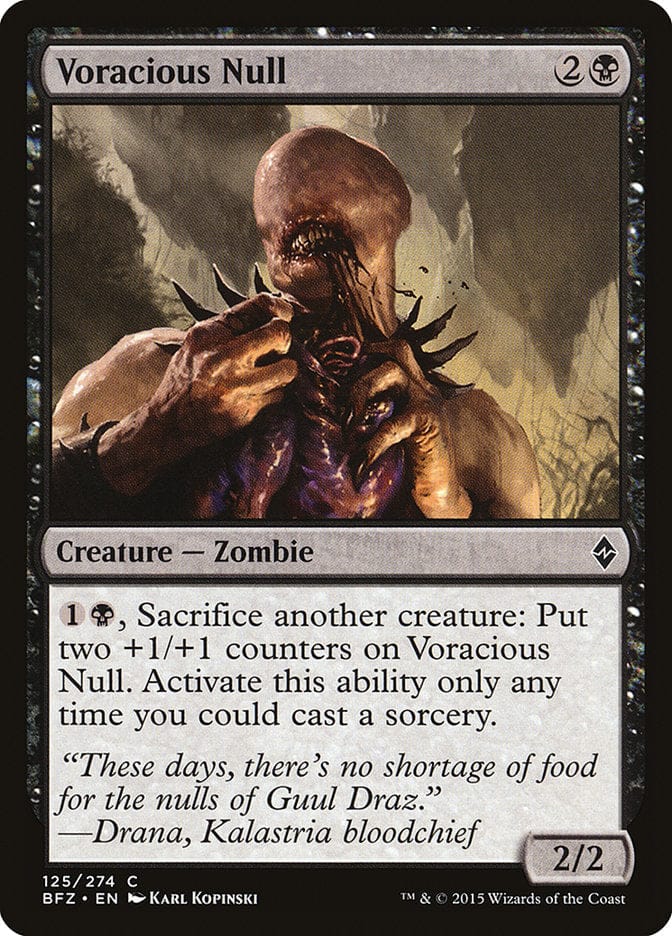 Voracious Null [Battle for Zendikar] Magic: The Gathering
