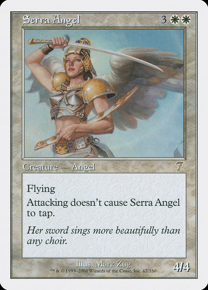 Serra Angel [Seventh Edition] Magic: The Gathering