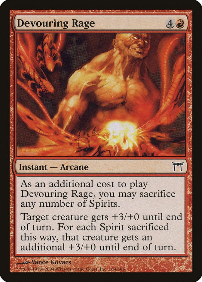 Devouring Rage [Champions of Kamigawa] Magic: The Gathering